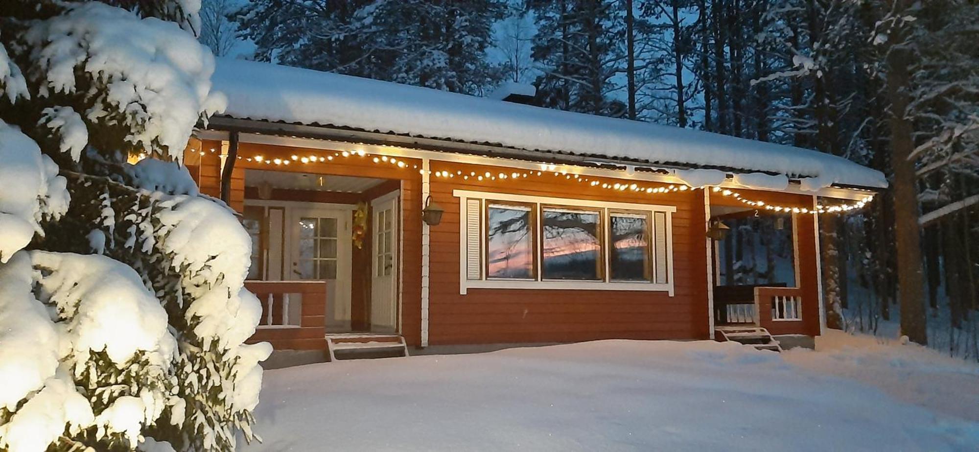 Korvala Log Cabins Ngoại thất bức ảnh