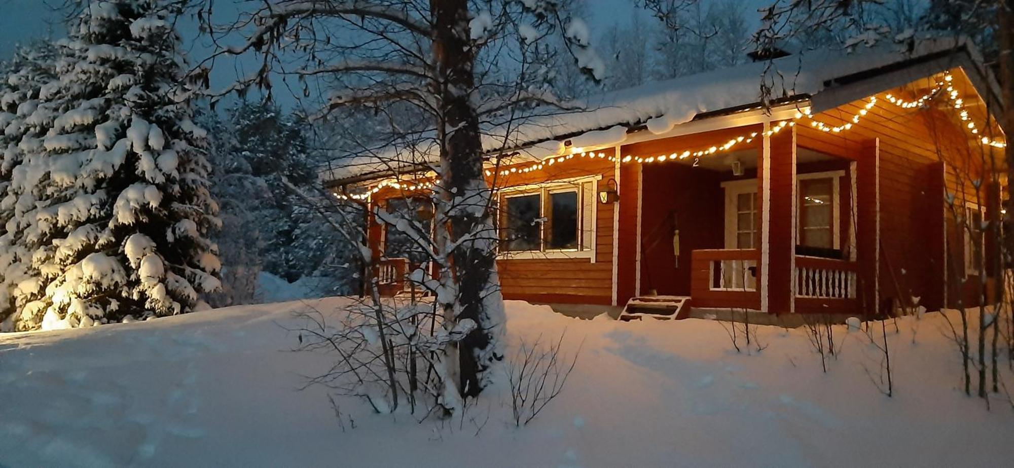 Korvala Log Cabins Ngoại thất bức ảnh